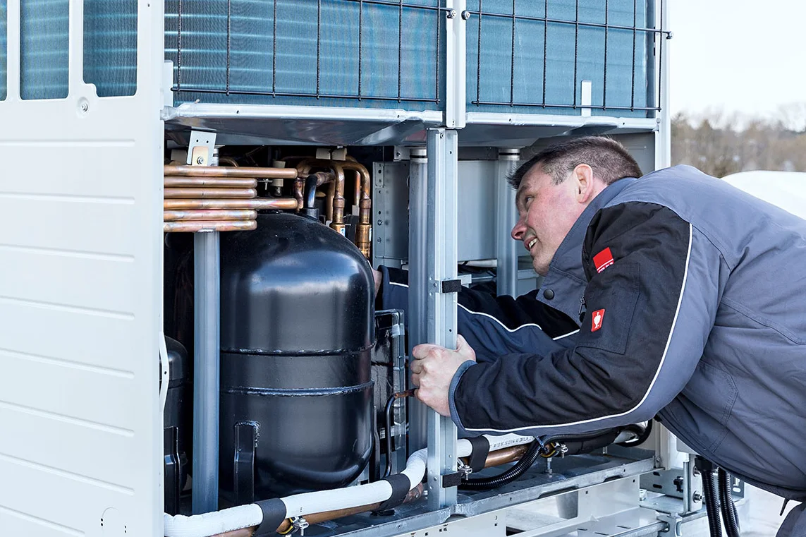 Cooling System Maintenance by STULZ Technician